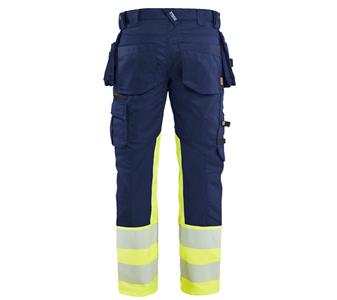 113011498933 Blaklader High Vis Hose Stretch marineblau gelb_1.jpg